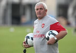 POAK Thessaloniki v Arsenal Ladies 2009-10 Collection: Tony Gervaise Arsenal Ladies Manager
