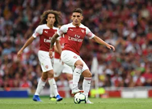 Arsenal V Manchester City 2018-19 Prints: Torreira in Action: Arsenal vs Manchester City, Premier League 2018-19