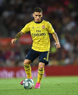 Torreira in Action: FC Barcelona vs. Arsenal, 2019 - Pre-Season Clash in Barcelona