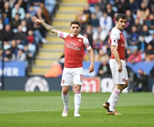 Leicester City V Arsenal 2018-19 Prints: Torreira in Action: Leicester City vs. Arsenal, Premier League 2018-19