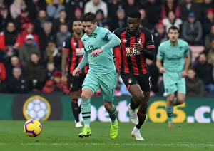 AFC Bournemouth V Arsenal 2018-19 Prints: Torreira vs Lerma: Clash of Midfield Titans - AFC Bournemouth vs Arsenal FC