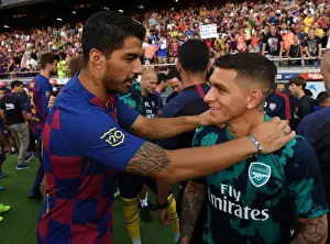 Torreira vs. Suarez: A Star-Studded Clash in FC Barcelona vs. Arsenal Pre-Season Face-Off, 2019