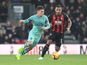 AFC Bournemouth V Arsenal 2018-19 Prints: Torreira vs. Wilson: AFC Bournemouth vs. Arsenal FC, Premier League Showdown