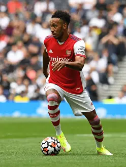 Tottenham Hotspur V Arsenal - The Mind Series 2021-22 Prints: Tottenham vs. Arsenal: Aubameyang Faces Off in The MIND Series