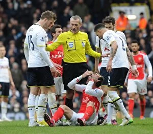 Images Dated 7th February 2015: Tottenham vs. Arsenal: Intense Rivalry in the Premier League