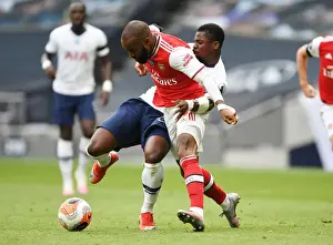 Tottenham vs. Arsenal: Lacazette Fouls Aurier Amidst Premier League Rivalry (2019-20)