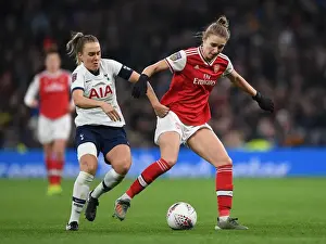 Tottenham Hotspur Women V Arsenal Women 2019-20 Prints: Tottenham vs. Arsenal: Women's FA Super League Clash - Viviane Miedema Faces Off Against Josie Green