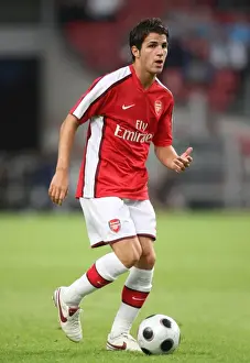 Ajax V Arsenal Prints: Triumph at Amsterdam: Cesc Fabregas Leads Arsenal to Victory over Ajax (2008)