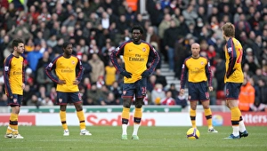 Stoke City V Arsenal 2008-09 Prints: Triumph at The Britannia: Adebayor, Fabregas, Song Lead Arsenal Past Stoke, 1:2