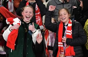 Arsenal Women v Bayern Munich Frauen 2022-23 Collection: Triumphant Arsenal Women's UEFA Champions League Victory over Bayern Munich