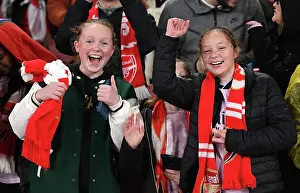 Arsenal Women V Bayern Munich Frauen 2022-23 Prints: Triumphant Arsenal Women's UEFA Champions League Victory over Bayern Munich
