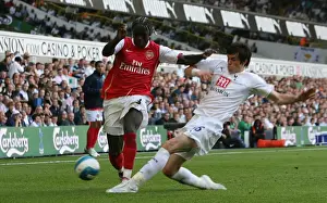 Triumphant Sagna and Bale: Arsenal's 3-1 Victory Over Tottenham, FA Barclays Premier League, 2007