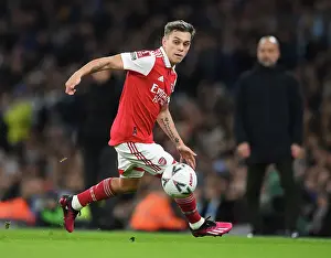 Manchester City V Arsenal 2022-23 Prints: Trossard Readies for FA Cup Battle: Arsenal Star Gears Up Against Manchester City
