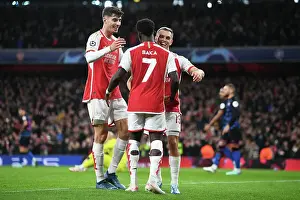 Arsenal V Sevilla 2023-24 Prints: Trossard Scores First Arsenal Goal: Arsenal 1-0 Sevilla, Champions League 2023/24