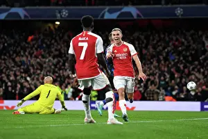 Trossard Scores First Arsenal Goal: Arsenal FC 1-0 Sevilla FC, UEFA Champions League 2023/24