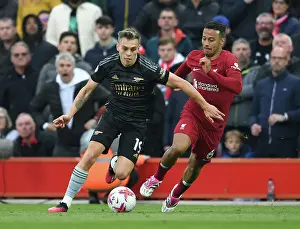 Trossard vs. Thiago: A Premier League Showdown at Anfield, 2022-23