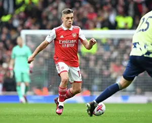 Arsenal V Leeds United 2022-23 Prints: Trossard's Brilliance: Arsenal Triumphs Over Leeds United in the Premier League