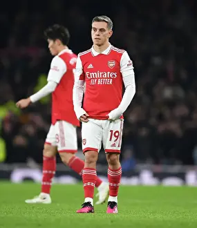 Arsenal V Manchester United 2022-23 Prints: Trossard's Star Performance: Arsenal's Triumph Over Manchester United (Premier League 2022-23)