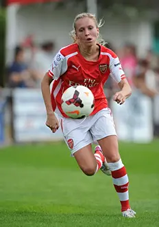 Millwall Lionessess V Arsenal Ladies 2014 Prints: Turid Knaak: In Action for Arsenal Ladies against Millwall Lionesses