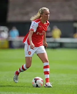 Millwall Lionessess V Arsenal Ladies 2014 Prints: Turid Knaak: In Action for Arsenal Ladies against Millwall Lionesses