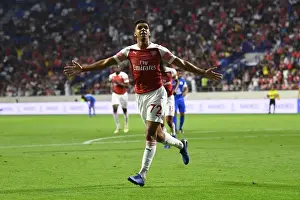 Al-Nasr Dubai SC V Arsenal 2018-19 Prints: Tyreece John-Jules Scores Arsenal's Third Goal in Al-Nasr Dubai SC Match, 2018-19