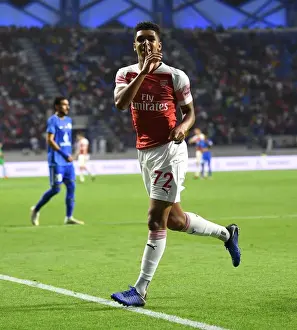 Al-Nasr Dubai SC V Arsenal 2018-19 Prints: Tyreece John-Jules Scores Third Goal: Al-Nasr Dubai SC vs Arsenal Friendly, Dubai 2019