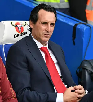 Chelsea V Arsenal 2018-19 Prints: Unai Emery: Arsenal Coach Ahead of Chelsea Clash (2018-19 Premier League)