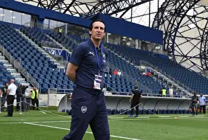 Al-Nasr Dubai SC V Arsenal 2018-19 Prints: Unai Emery: Arsenal Coach before Al-Nasr Dubai SC Match (2018-19)