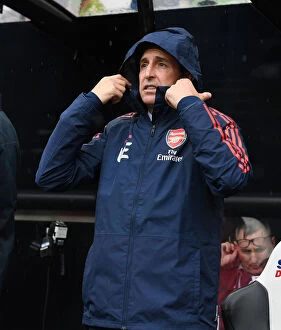 Images Dated 11th August 2019: Unai Emery, Arsenal Coach: Pre-Match Focus at St. James Park (Newcastle United vs Arsenal)