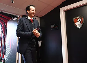 AFC Bournemouth V Arsenal 2018-19 Prints: Unai Emery: Arsenal FC at AFC Bournemouth, Premier League 2018-19