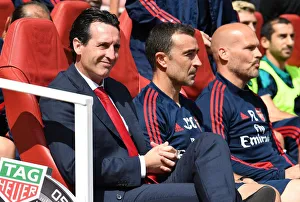 Unai Emery: Arsenal FC vs Burnley FC, Premier League 2019-20 - Emirates Stadium