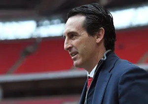 Unai Emery: Arsenal FC at Wembley Against Tottenham Hotspur, Premier League 2018-19