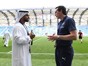Al-Nasr Dubai SC V Arsenal 2018-19 Prints: Unai Emery: Arsenal Head Coach Ahead of Al-Nasr Dubai SC Match (2018-19)