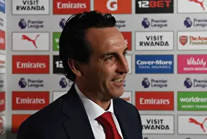 Arsenal V West Ham United 2018-19 Prints: Unai Emery: Arsenal Head Coach Ahead of Arsenal v West Ham United (2018-19)
