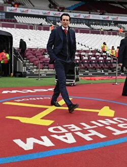 West Ham United v Arsenal 2018-19 Collection: Unai Emery: Arsenal Head Coach Ahead of West Ham United Showdown (January 2019)