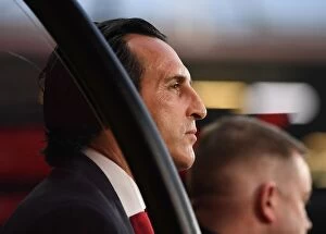 Watford v Arsenal 2018-19 Collection: Unai Emery Before Arsenal's Clash Against Watford in Premier League (April 2019)