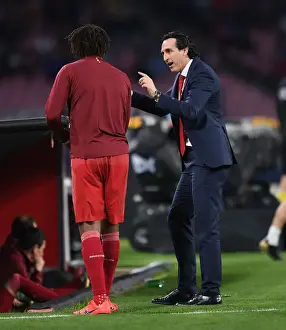 Unai Emery Coaches Arsenal Against Napoli in Europa League Quarterfinals