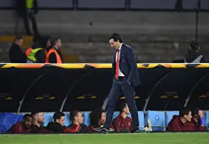 Napoli V Arsenal 2018-19 Prints: Unai Emery Faces Napoli in Europa League Quarterfinals, 2018-19