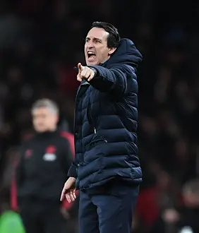 Arsenal V Manchester United FA Cup 2018-19 Prints: Unai Emery Focuses on Arsenal against Manchester United in FA Cup Clash