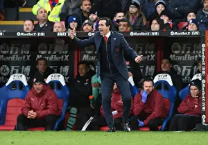 Crystal Palace V Arsenal 2018-19 Prints: Unai Emery Leads Arsenal Against Crystal Palace in Premier League Showdown (2018-19)
