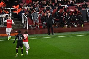 Images Dated 29th November 2019: Unai Emery Leads Arsenal Against Eintracht Frankfurt in Europa League Group F