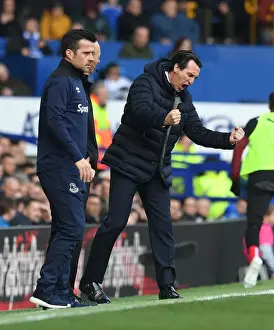 Everton V Arsenal 2018-19 Prints: Unai Emery Leads Arsenal in Intense Premier League Clash Against Everton (2018-19)
