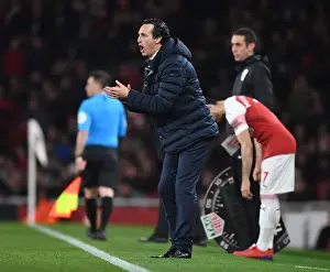 Arsenal V Newcastle United 2018-19 Prints: Unai Emery Leads Arsenal Against Newcastle United in Premier League Clash