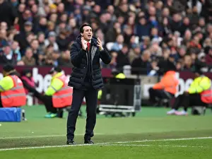 West Ham United V Arsenal 2018-19 Prints: Unai Emery Leads Arsenal in Premier League Clash Against West Ham United