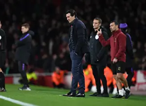 Arsenal V Tottenham Hotspur Carabao Cup 2018-19 Prints: Unai Emery Leads Arsenal Against Tottenham in Carabao Cup Quarterfinals