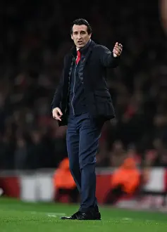 Arsenal V Tottenham Hotspur Carabao Cup 2018-19 Prints: Unai Emery Leads Arsenal Against Tottenhotspur in Carabao Cup Quarterfinals