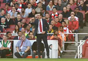 Arsenal V Watford 2018-19 Prints: Unai Emery Leads Arsenal Against Watford in Premier League Showdown (2018-19)