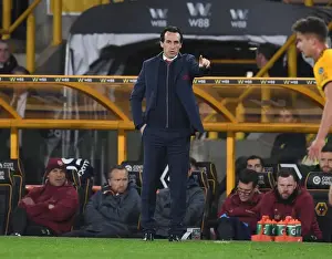 Wolverhampton Wanderers V Arsenal 2018-19 Prints: Unai Emery Leads Arsenal Against Wolverhampton Wanderers in Premier League Clash (2018-19)
