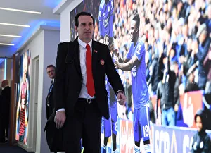 Unai Emery before Leicester City vs Arsenal FC, Premier League 2019-20