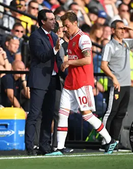 Unai Emery and Mesut Ozil: A Moment After Substitution (2019-20) - Arsenal at Watford